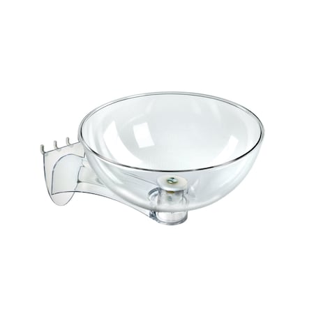 Azar Displays 12" Bowl Display for Pegboard/Slatwall 700913